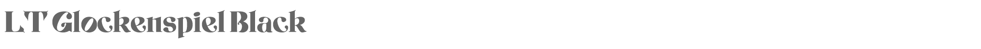 LT Glockenspiel LT Glockenspiel Black.ttf font preview